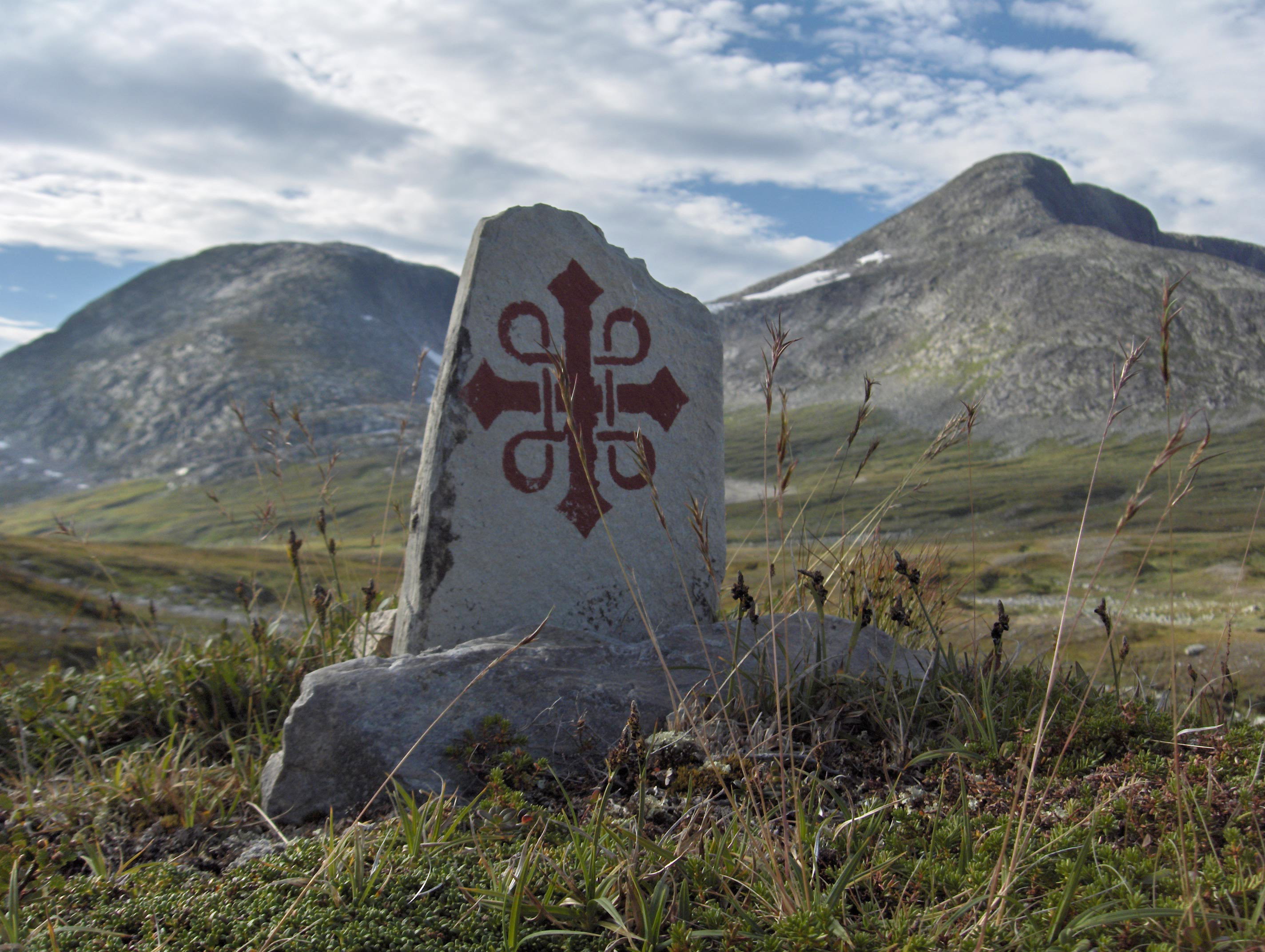 Pilgrimsmarkeringar i fjällen
