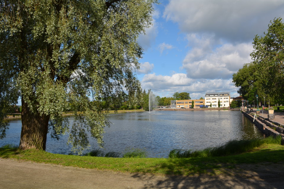 Vattendrag vid Stadsparken