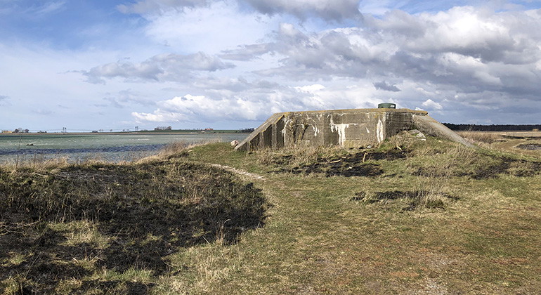 Försvarsbunker i Per Albin-linjen.