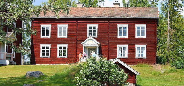 Hälsingegård Ol-Anders, besökscentrum och museum, Alfta 