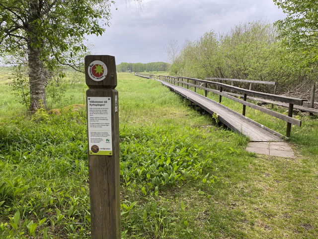 Smultronstället Hagudden vid Kyrkspången