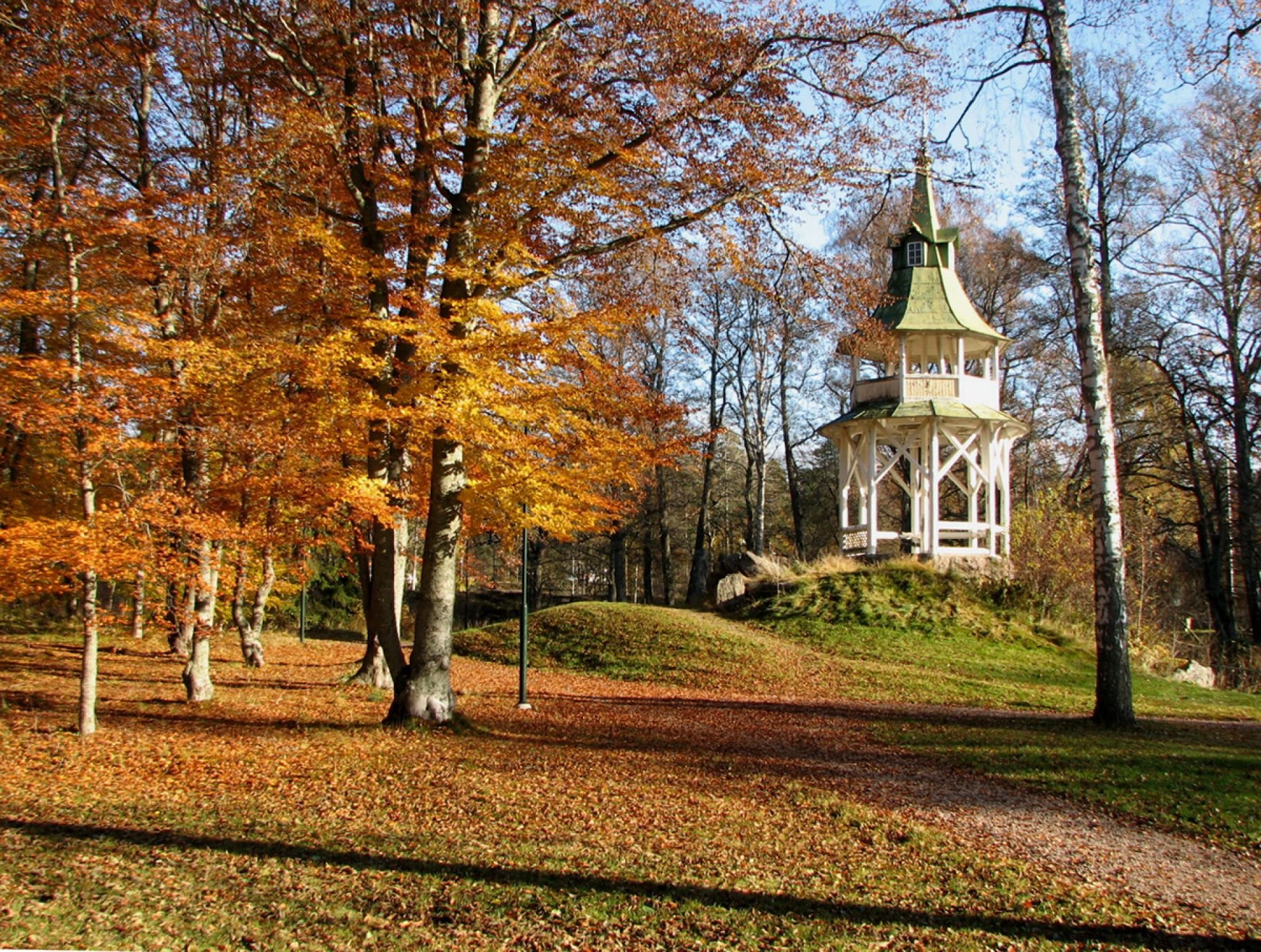 The park area at Marieberg