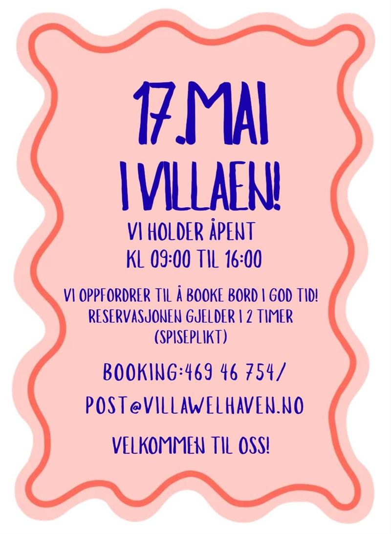 17. mai på Villa Welhaven