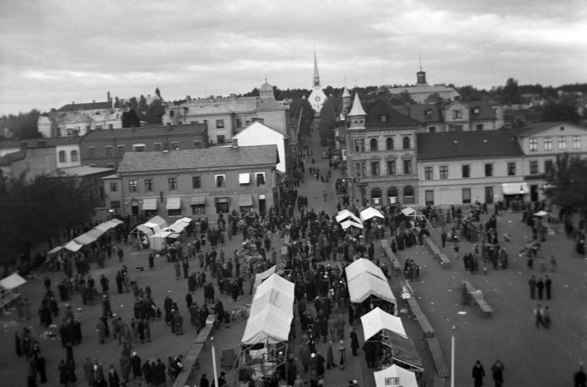 Marknadsdag i Arvika förr