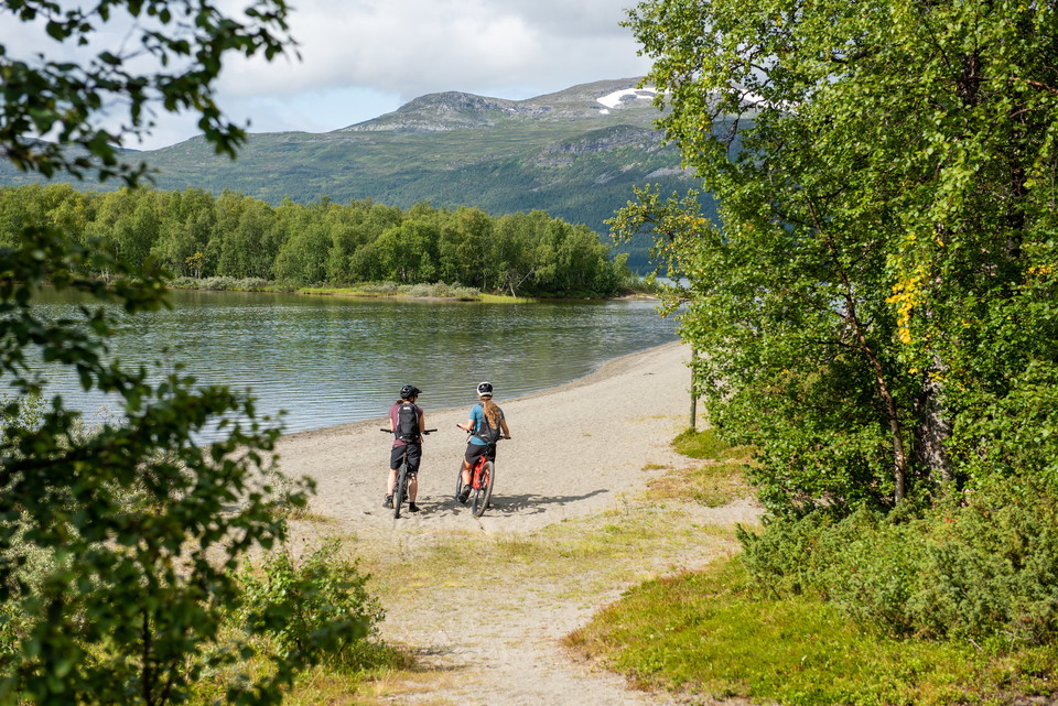 Fina sandstränder i Solberg. Foto Marianne Lindgren