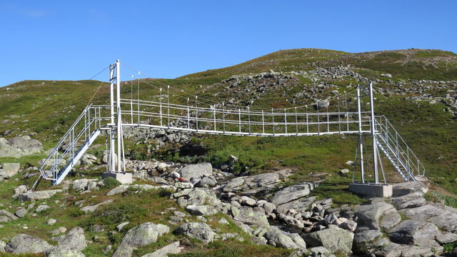 Suspension bridge Jåkkejågåsj