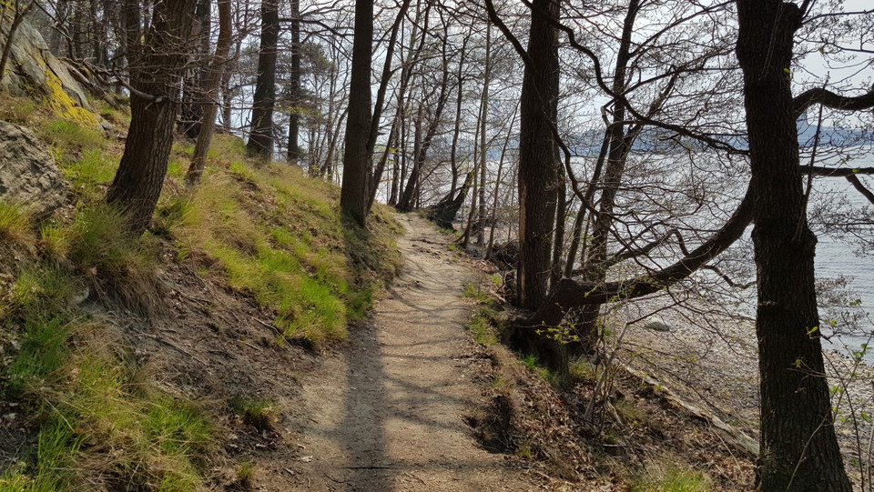 Stig vid Lidingsberg. Foto Lidingö stad