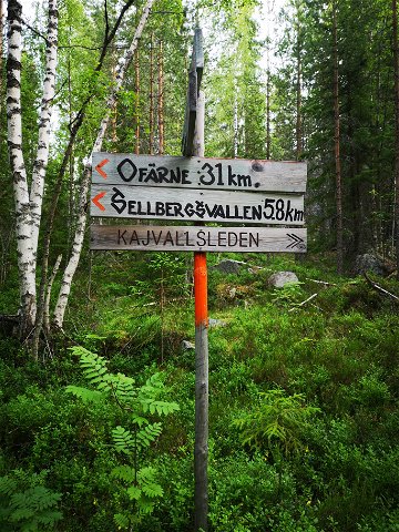 Kajvallsleden - Kolarberget till Långede