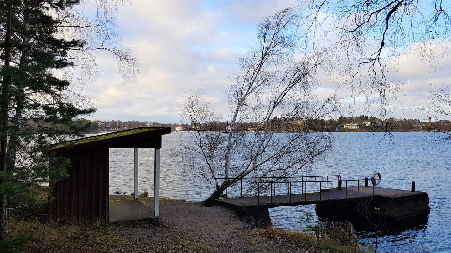 Abborrbryggan. Foto Lidingö stad.