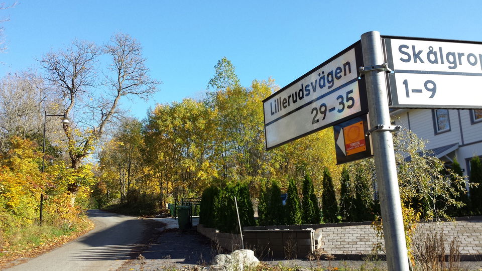 Lillerudsvägen.