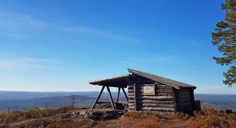 Vindskydd på toppen