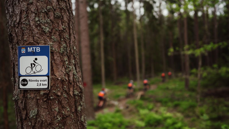 Västerås — Rönnby mountain biking trail (MTB Black)