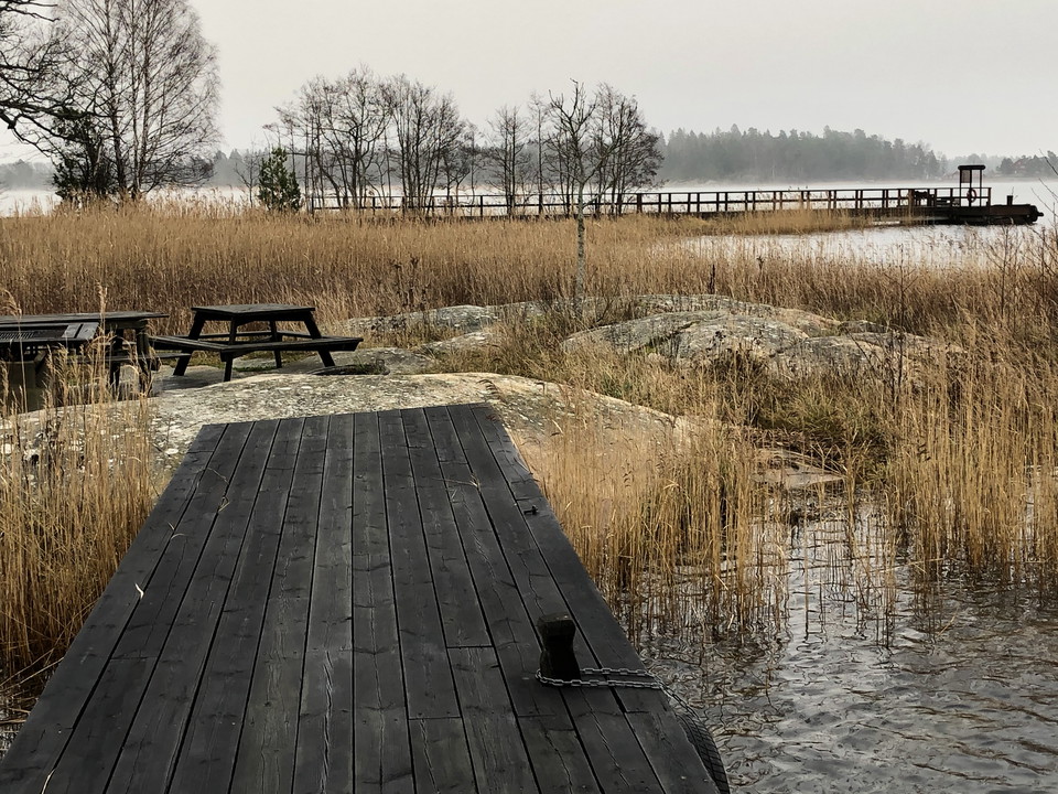 Rastplatsen om hösten.