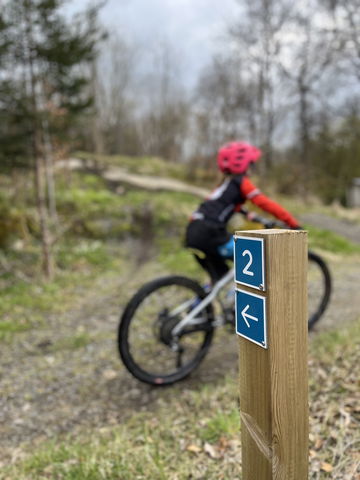 Åkulla mountainbikeslinga - blå