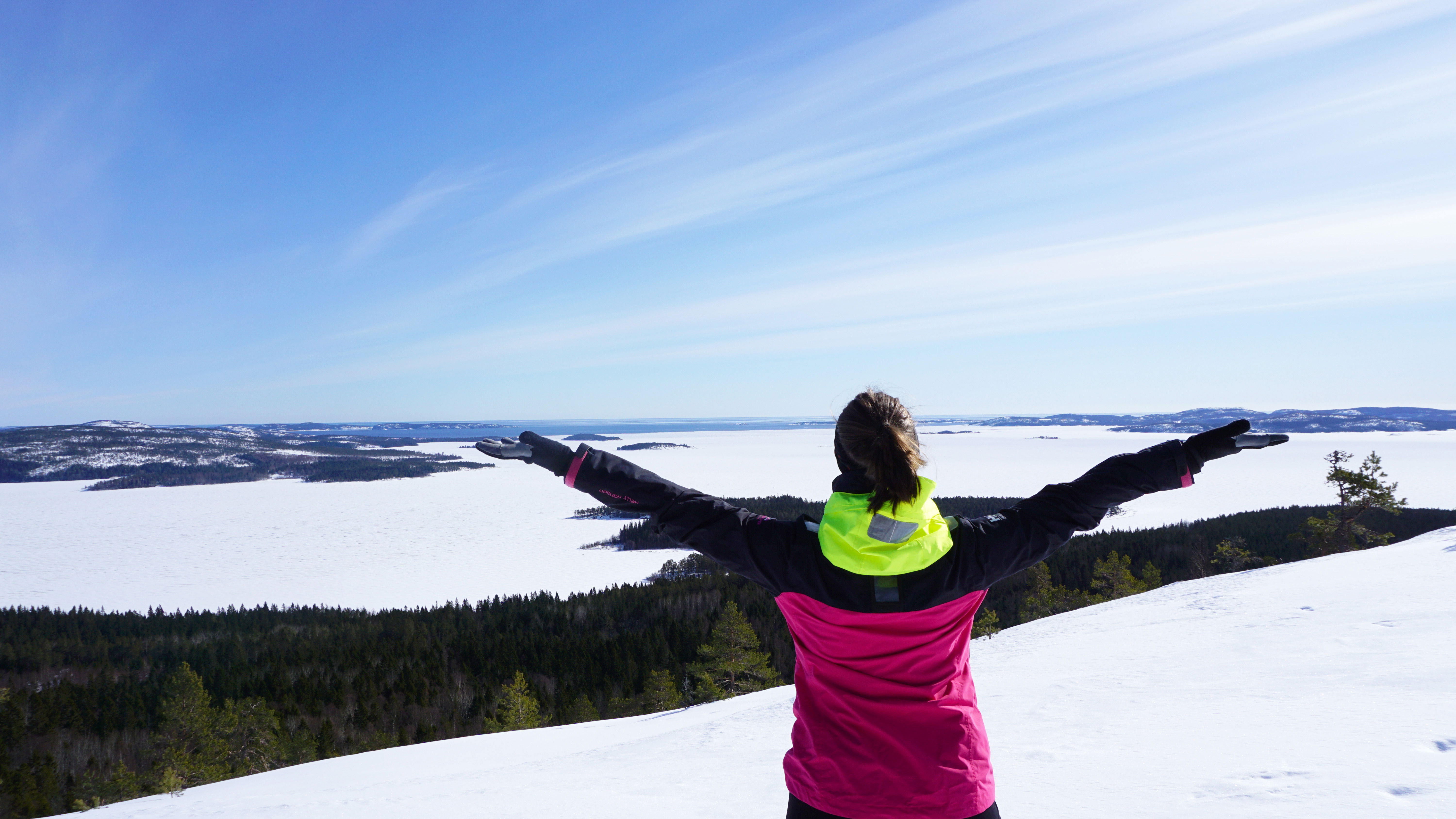 Utsikt från leden nära Tärnättvattnet. Foto: Johanna Öhrling, Länsstyrelsen