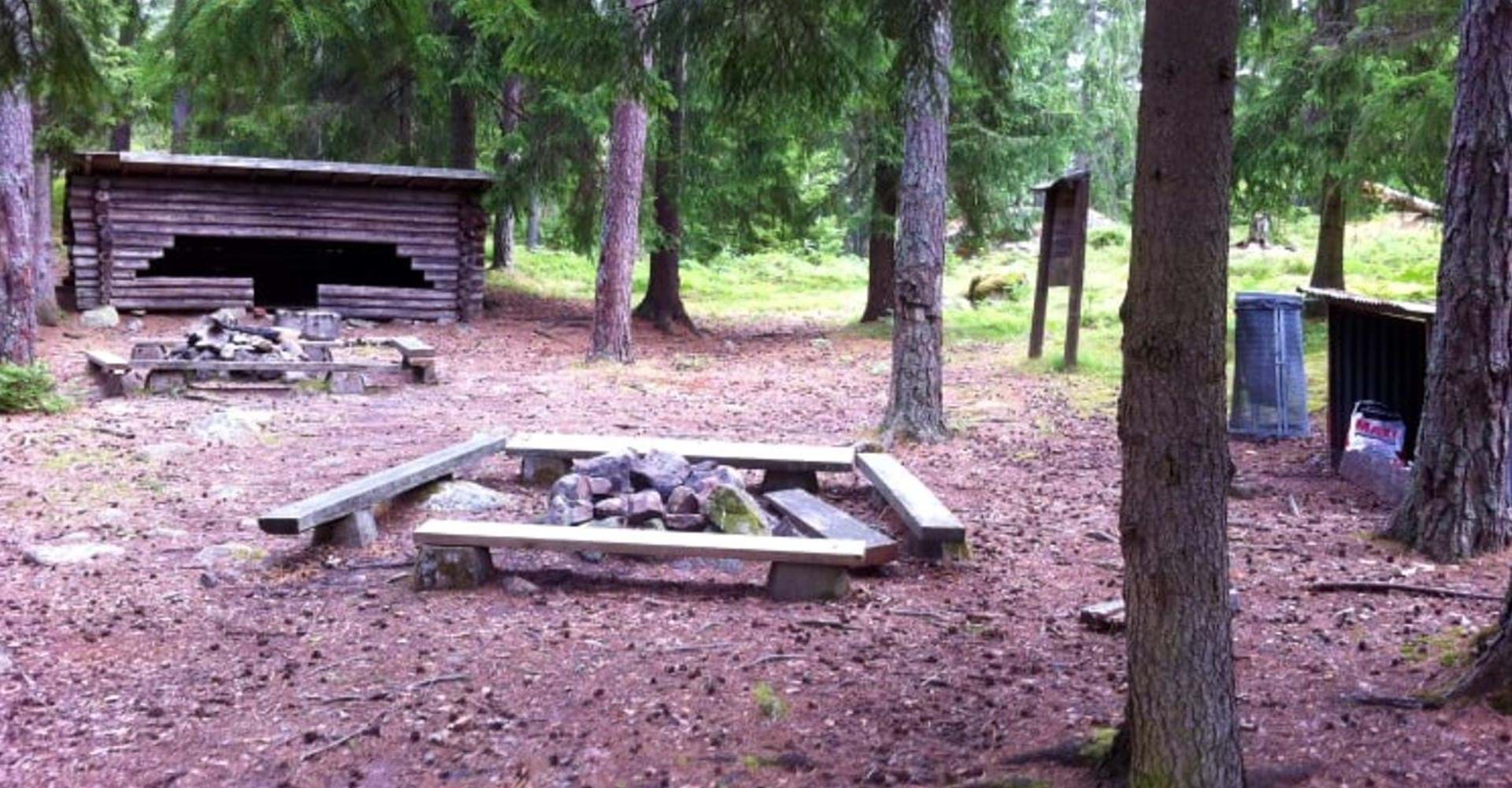 Sticksjölägret, vindskydd och rastplats vid Sticksjön
Etapp: Borensberg
Motala