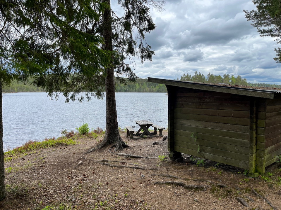 Vy över rastplats