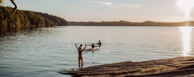 Stora Iglakärr, badplats