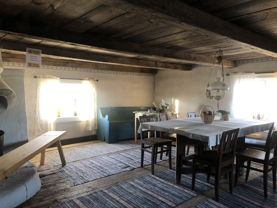 Från övernattningsstuga för vandrare