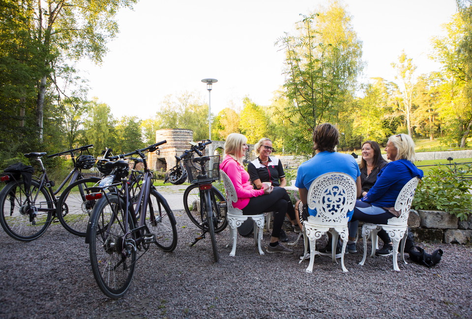 Paus vid Kungskvarnen i Borgvik