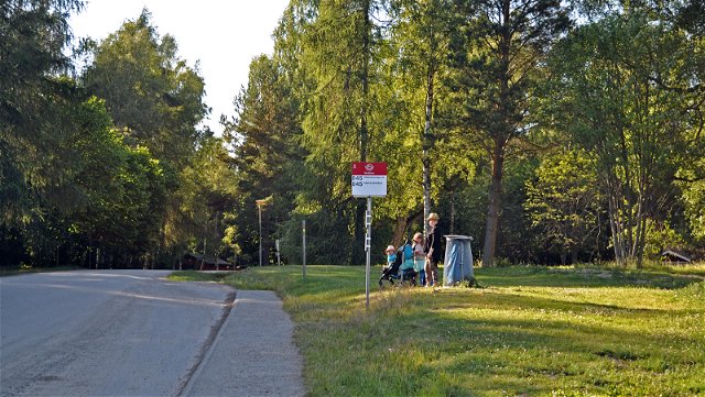 Skälåker bus stop, Gålö havsbad