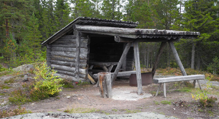 Vindskydd på toppen