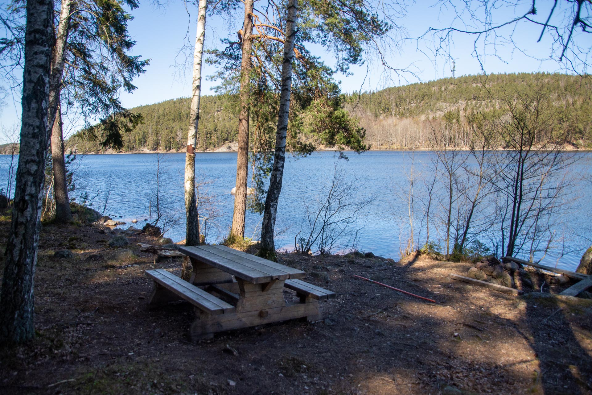 Ågelsjön rastplats västra sidan