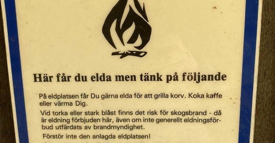 Vindskydd Långsjön Etapp: Falerum-Rumma