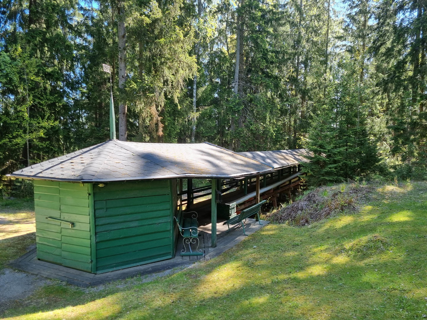 Kägelbana i Bönnernskogen.