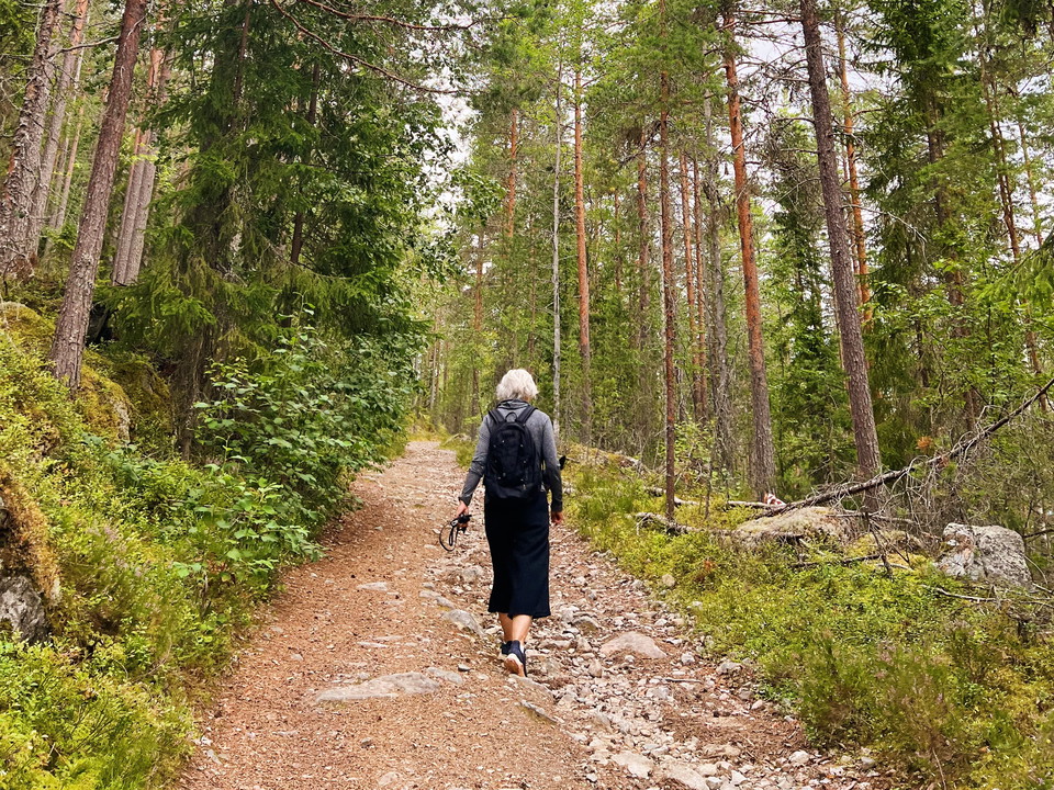 Stråsjöleden går väster om sjön Hennan