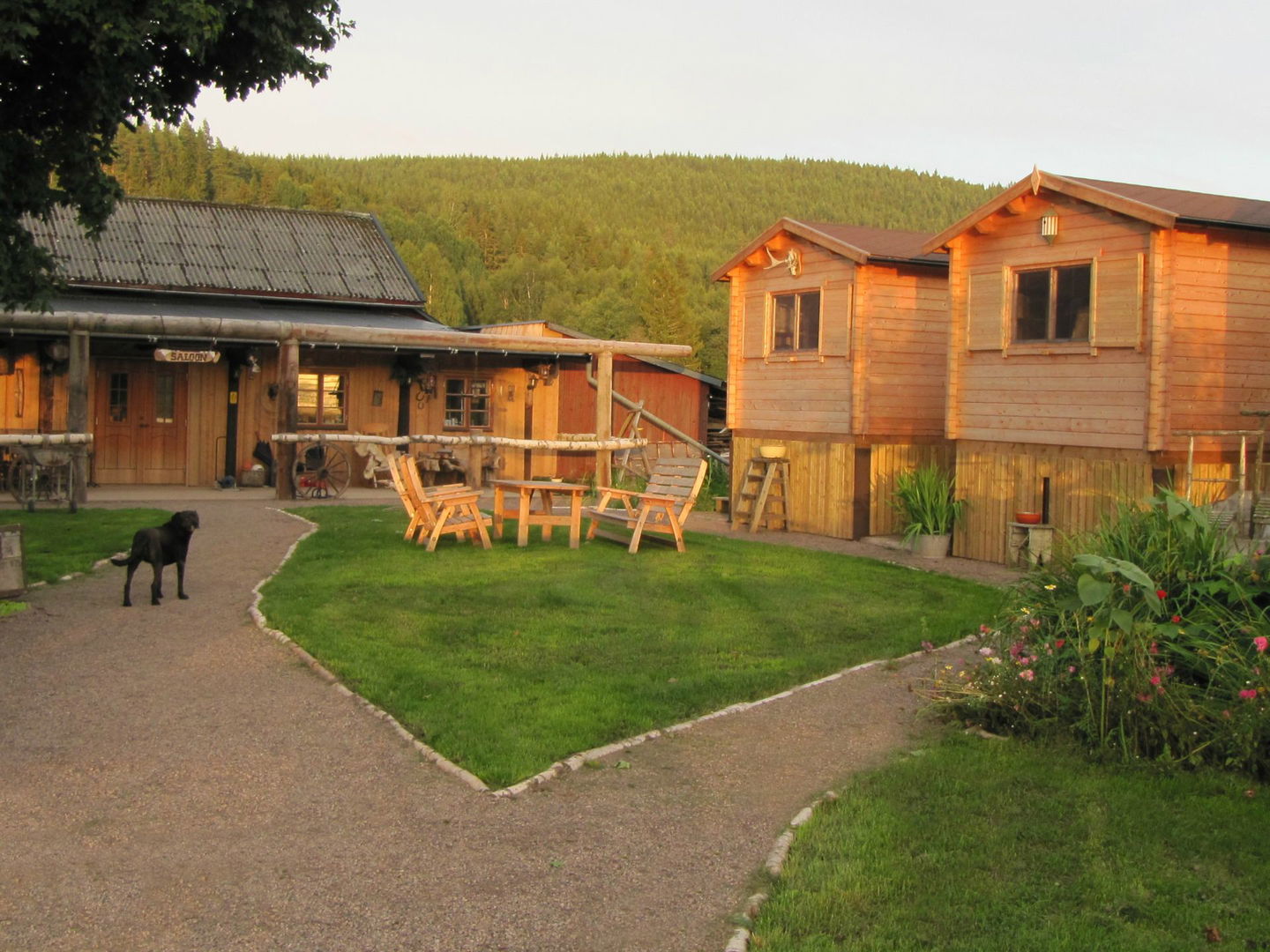 Sun Dance Ranch stugor & saloon