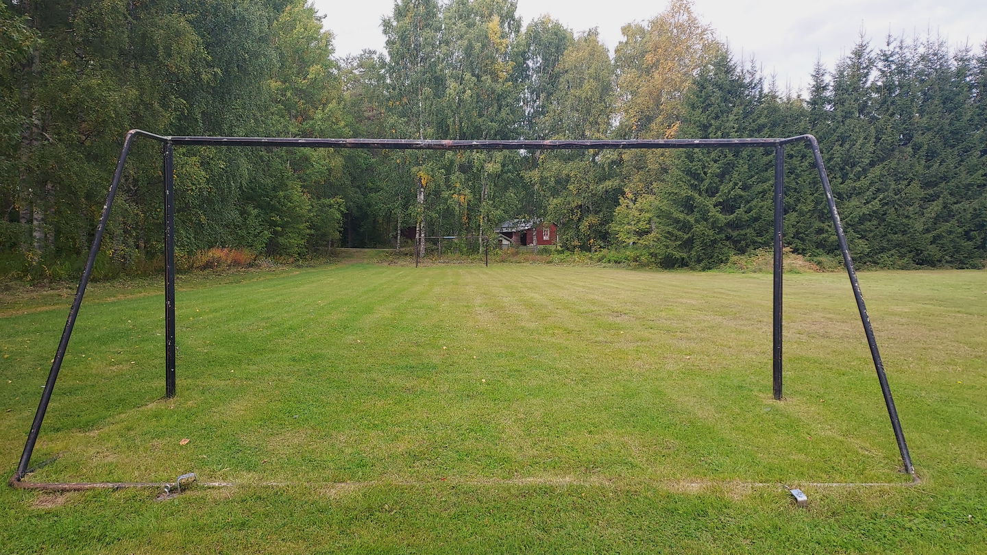 Fotbollsplan i centrala Ramsjö