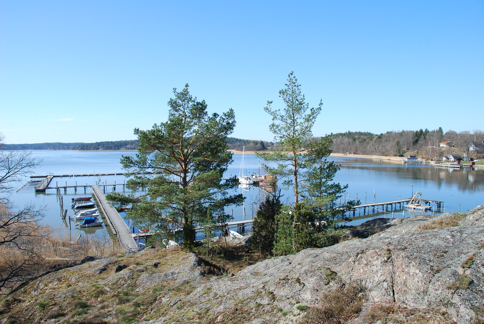 Berget bjuder på en fantastiskt utsikt över fjärden.