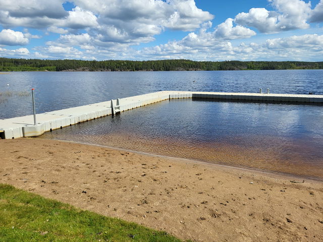 Åmmebergs badplats vid Åmmelången