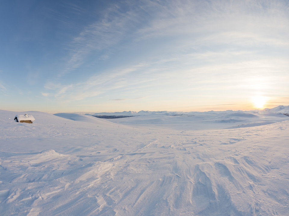 Rastskydd längs Kungsleden.