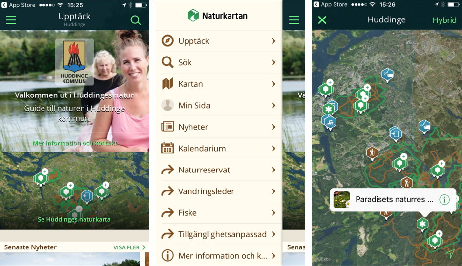 Grattis! Nu har alla i Huddinge en naturkarta i fickan