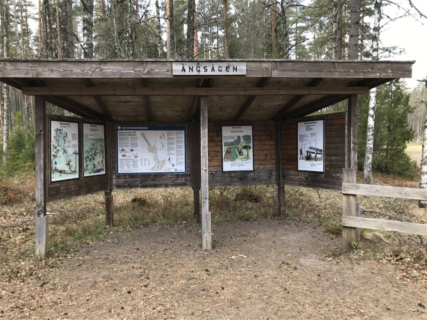 Informationsplats vid Ångsågen