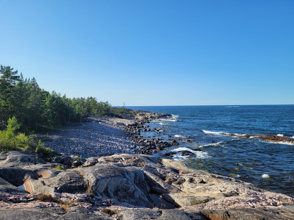 Utanför Arsläjan öppnar sig Ålands hav.