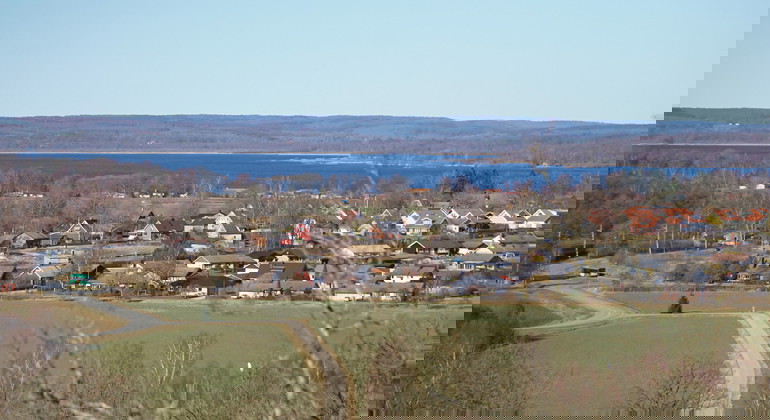 Utsikt över Finjasjön.