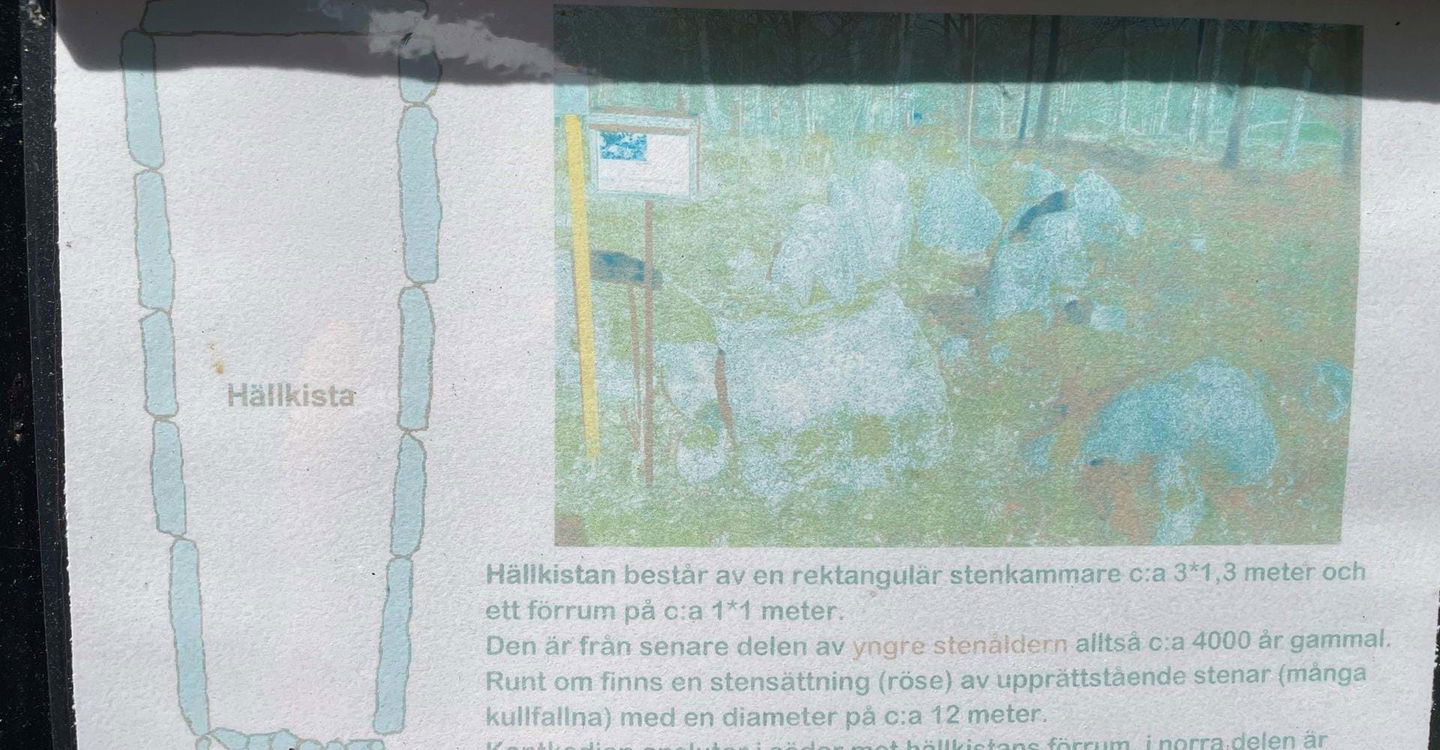 Fornminne, hällkista vid Rustninge Västanvik
Etapp: Rundslinga Västanvik
Motala kommun