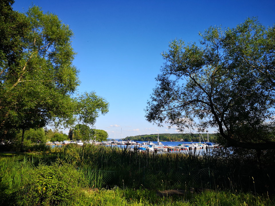 Vy mot lilla hamn, Uddparken