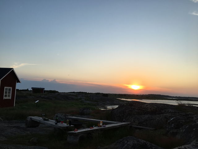 Flakskär grillplats vid strandhugget