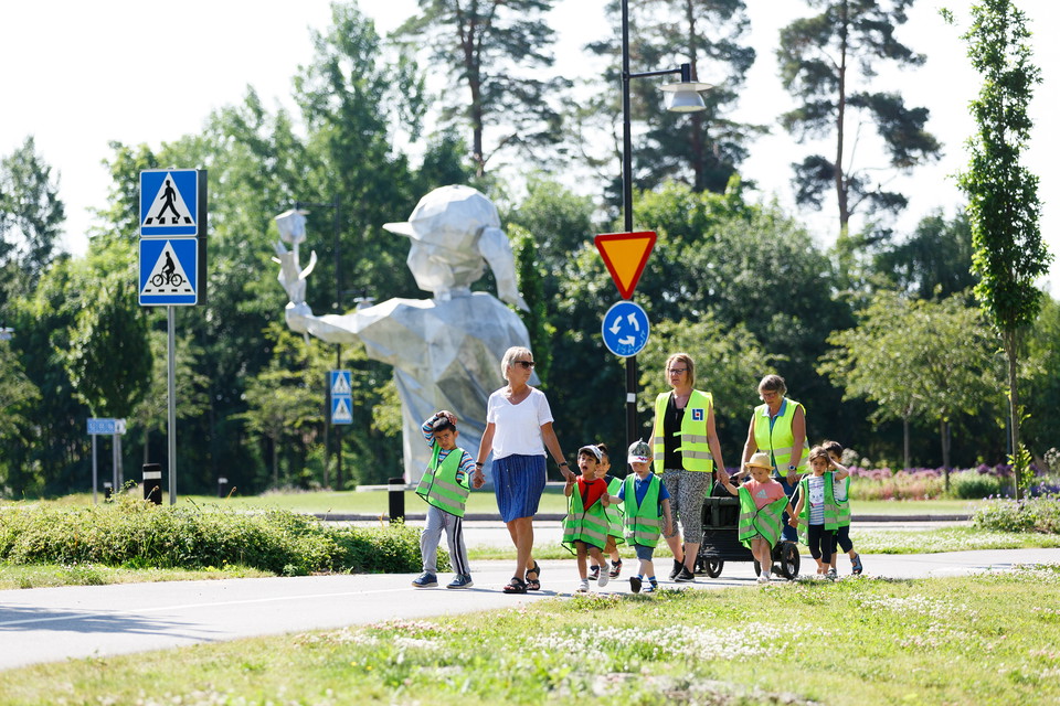 Konstverket "Det lilla är det stora" av Niklas Mulari. Foto: Hanna Maxstad.
