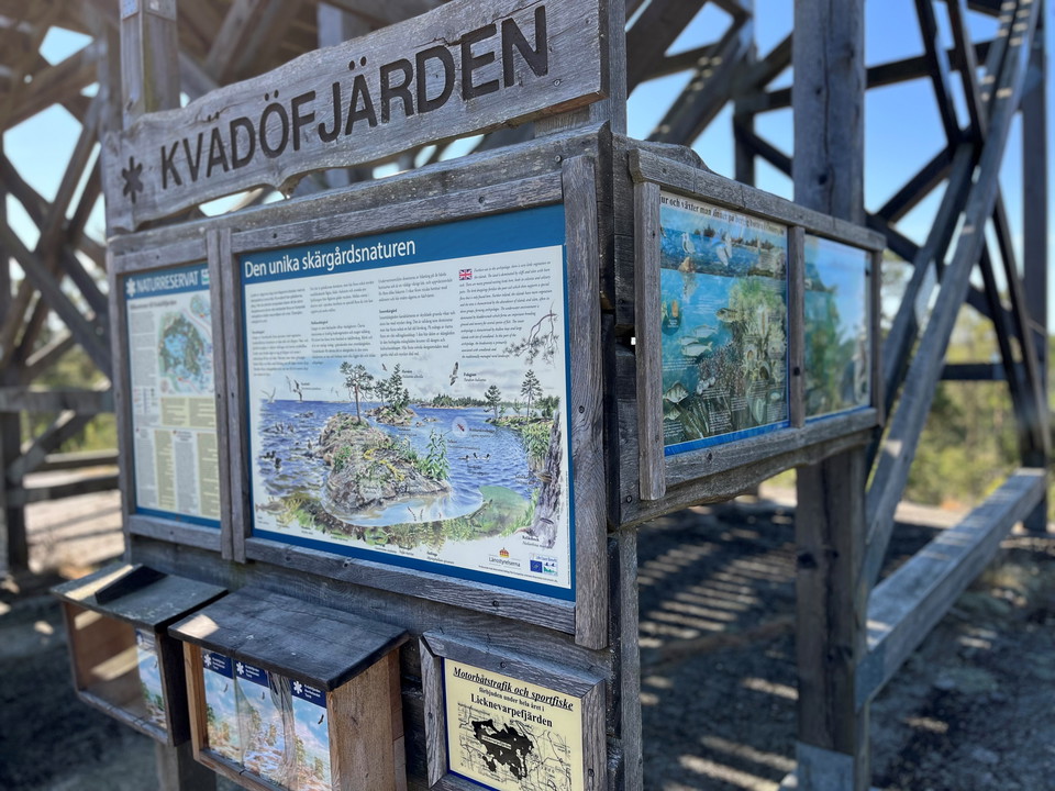 Information vid utsiktstornet