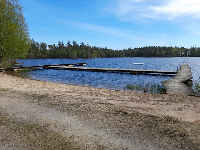 Badplats Lilla Galtsjön