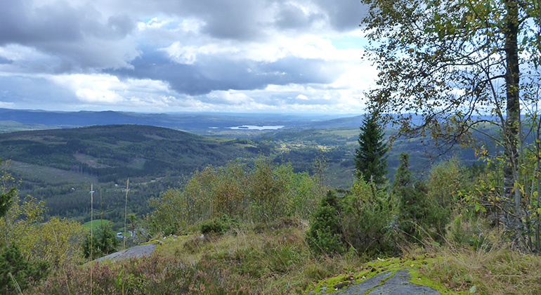 Utsikt från Rännberg.