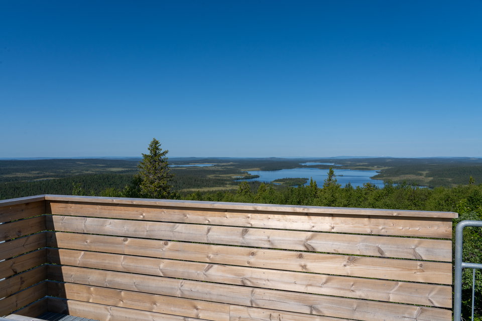 Utsiktstornet på Alsbergets topp.