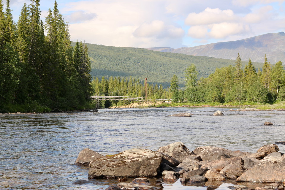 Bron över Vojmån.