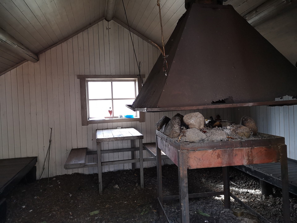 Lumsenkojan interiör