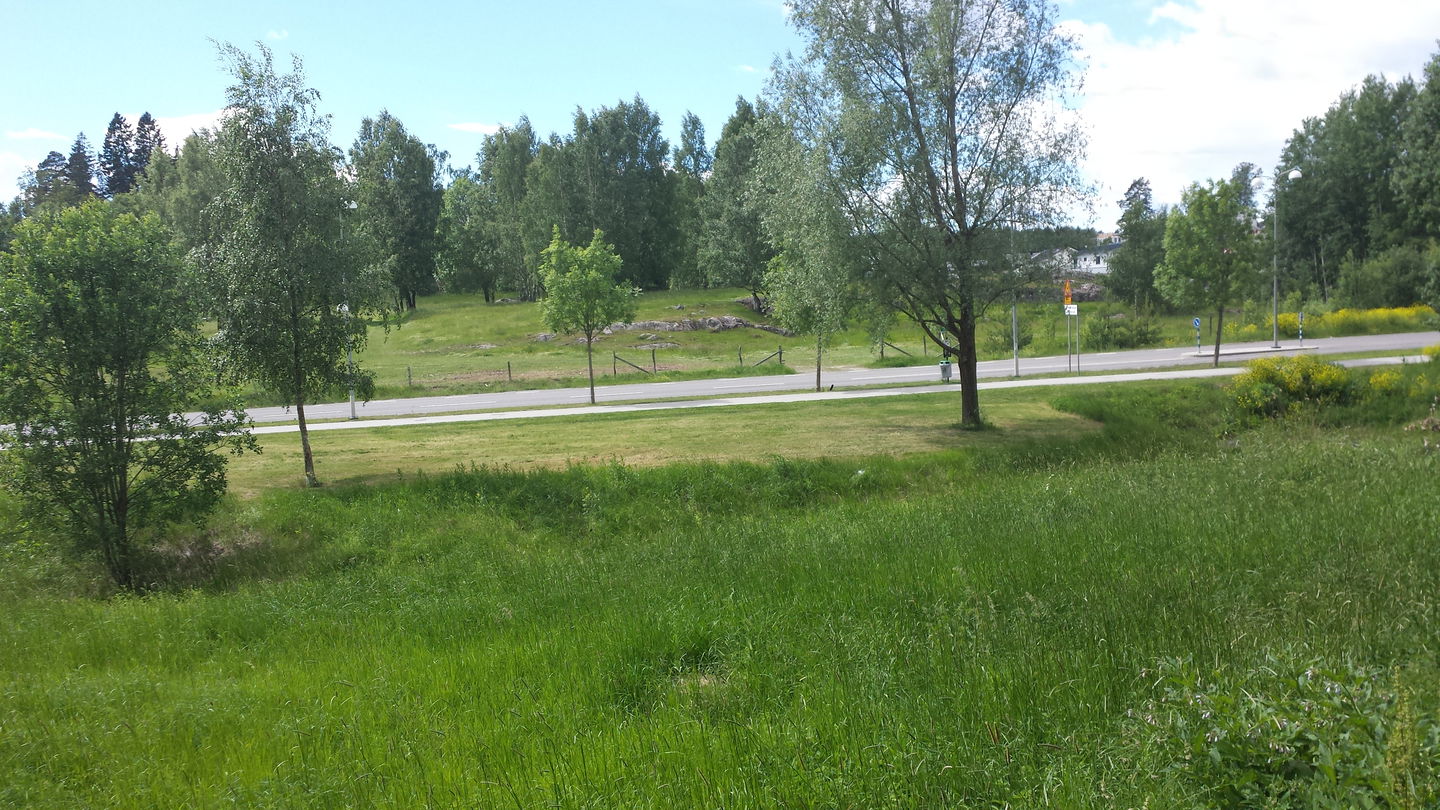 Lövstaån intill Hageby allé.